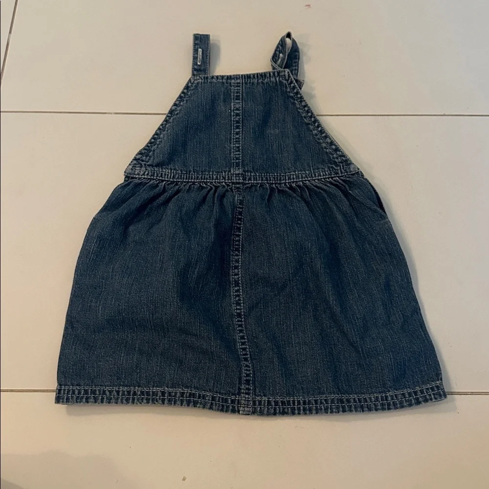 POLO Ralph Lauren Blue Kids Overall Dress vintage 3/6m